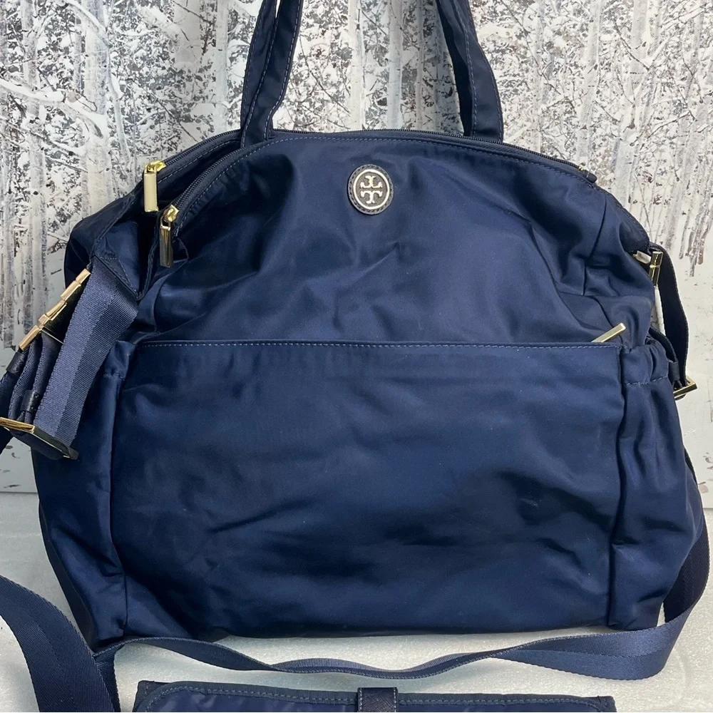 Tory Burch Nylon Diaper Bag & Changing Pad
